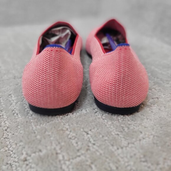 Rothy's The Loafers Women's Size 8 US Red Lollipop Textile Slip On Flat Shoes - Picture 6 of 12